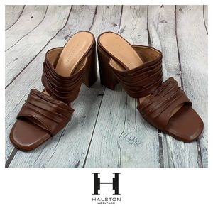 NWOB Halston Heritage Kiera Mule Sandal